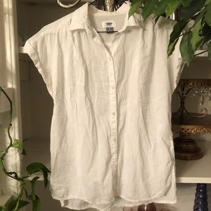 Old Navy White Summer Blouse